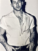 Nick Jonas signed photo