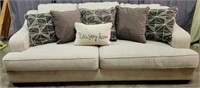 Fabric Sofa w/Pillows