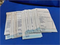 Vintage Sunoco A to Z Lubrication Forms
