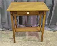 Vtg. Wood Table w/drawer