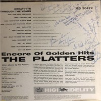 The Platters Encore Of Golden Hits album cover