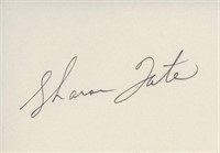 Sharon Tate signature cut