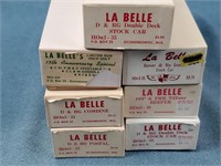 (7) La Belle Train Kits HO & HOn3 Scale