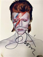 David Bowie Aladdin Sane signed photo