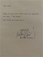 Cocoon Wilford Brimley signed letter