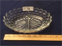 Fostoria divided relish dish