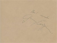 Gary Cooper signature cut