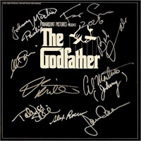 The Godfather cast signed soundtrack