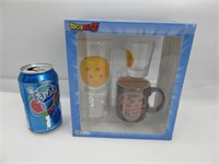 Dragon Ball Z, kit verres + tasse de collection