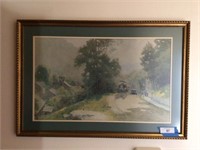 Paul Sawyer - “Road to Town” framed print 22 in x