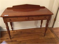 Cherry 2 drawer serving table - 44 in long x 18