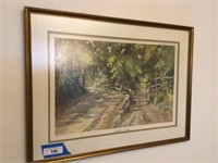 Paul Sawyer - “A Shady Lane” framed print 21 in x