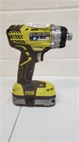 RYOBI IMPACT DRILL- WORKS- NO CHARGER