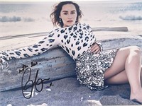 Emilia Clarke signed photo