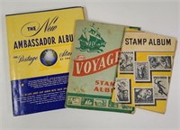 3 Vintage Stamp Albums Read Description