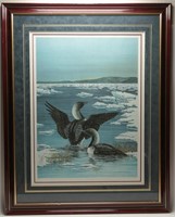 "Arctic Loons" Signed by Christine Marshall