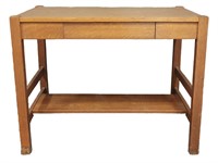 Vintage "Quality Tables" Muscoda Oak Table