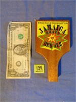 Jamaica BRand Red Ale Beer Tap Handle