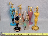 6- 7" - 8" Vintage Perfume Bottles