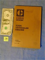Caterpillar Parts Book 3304 Vehicular Engine Book