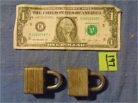 Set of 2 Masterlock Locks (NO Keys)
