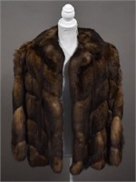 Vintage Beaver Fur Women's Coat