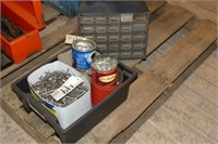 Hardware Bin & Crate of Nails
