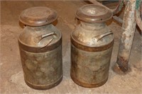 Pair of Milk Cans