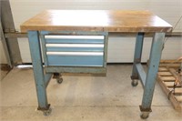 Rolling 48" x 30" x 41" Work Table