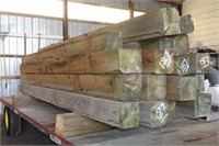 Approx. 21pc Of Square Cut Lumber