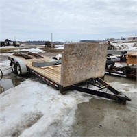 80" x 20' Flat Bed Trailer No Ownership & Ramps