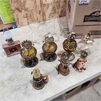 Various Oil Lamps