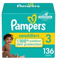 $45.00 Pampers Swaddlers Active Baby Diapers Huge