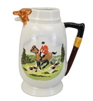 7" FOX HUNT PITCHER MADE IN ENGLAD BY ACORN