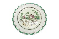 ANTIQUE BOOTH'S ENGLAND "LIVERPOOL HUNT" PLATE