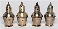 Weighted Sterling Shakers - Lot of 4
