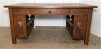 Antique Oak Wood Coffee Table