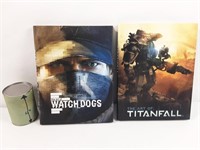 2 Manuels de jeux vidéos Watchdogs et Titanfall