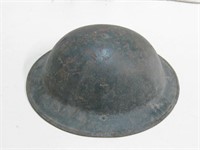 WWII British Brodie Doughboy Steel Helmet