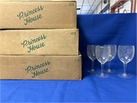 4 Princess House #418 Steamware. 4 glasses/box