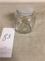 Square candy store jar