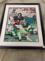 Framed Picture "Autographed Walter Payton"