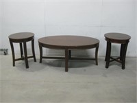 Coffee Table & End Tables Some Wear See Info