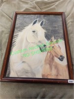 Framed Picture "Horses"