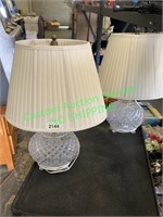 2 Table Lamps 19" Tall