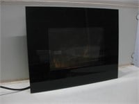 26"x 20.5" Electric Fireplace Powers Up