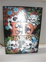 13.5"x 18"x 3.5" Ed Hardy Plastic Light Powers Up