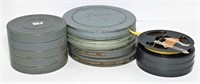 Old Film Reels in Tin Cases