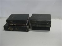 Six Vtg Bibles Largest 9"x 12" Wear Observed