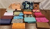 Several wallets and purses, safekeeper, 31, nine